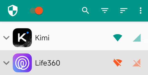 block life360 network with netguard