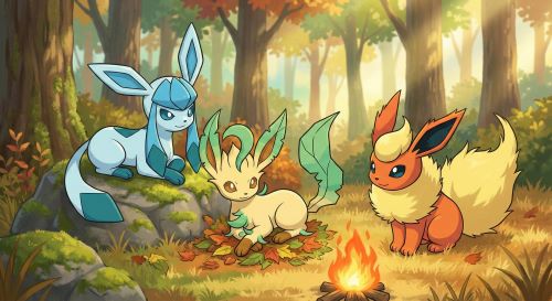 glaceon leafeon and flareon